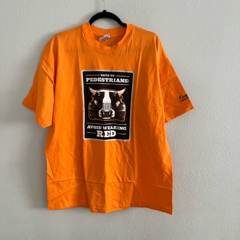Vintage Hanes Beefy Man Orange Seattle Short Sleeve T-Shirt ,Size XL